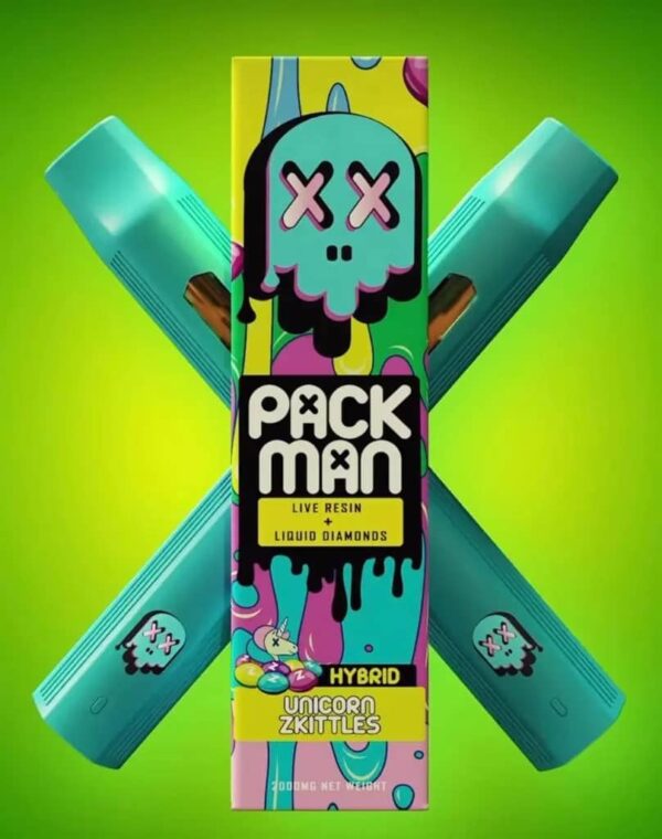 Buy PackMan Unicorn Zkittles Disposable (Hybrid)